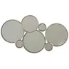 Image de Miroir Mural Design 6 Ronds 57cm Argent