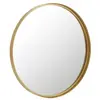 Image de Mes Miroir rond mural métal et verre - Or