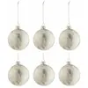 Image de Paris Prix Boules de Noël marbre - Blanc/Argent