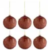 Image de Paris Prix Lot de 6 Boules de Noël Givrées 8cm