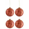 Image de Paris Prix Boules de Noël Velours 12cm Bordeaux