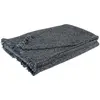 Image de Plaid Déco en Coton Edud 130x170cm Bleu