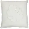 Image de Paris Prix Coussin Feuilles 43 x 43 cm Blanc