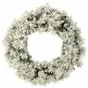 Image de Couronne de Noël LED Enneigée 63cm
