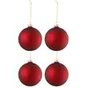 Image de Paris prix Boules de Noël verre épais - Rouge