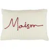 Image de Paris Prix Coussin Déco Maison - Blanc & Rouge
