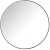 Image de Miroir Mural Rond Alicia 90cm Noir