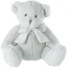 Image de Peluche Enfant Ourson Noeud 20cm Gris