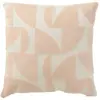 Image de Coussin Déco Géométrique 43x43cm Saumon