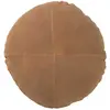 Image de Coussin Rond en Cuir Coleman 45cm Camel