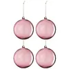 Image de Lot de 4 Boules de Noël Lindsay 12cm Rose