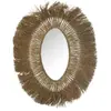 Image de Paris prix Miroir mural ovale tressé - Marron