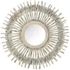 Image de Miroir Mural Déco Soleil 100cm Blanc