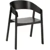 Image de Chaise en Bois Naga 76cm Noir