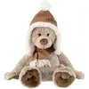 Image de Peluche Ours Chapeau 43cm Marron