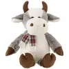 Image de Peluche Vache Écharpe 35cm Multicolore