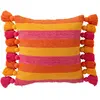 Image de Coussin Déco à Pompons Polly 50x50cm Multicolore