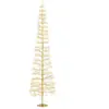 Image de Sapin à LED en Métal Grady 240cm Doré