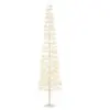 Image de Sapin à LED en Métal Grady 240cm Blanc