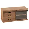 Image de Meuble TV industriel 100x39,5x45,5 cm en bois et métal - HUSTRIO