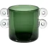 Image de Vase en verre vert foncé Wind & Fire - Serax