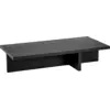 Image de Table basse rectangulaire en chêne noire 140 x 70 cm Rudolph - Serax