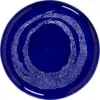 Image de Assiette de service bleu avec motif blanc Feast - Serax