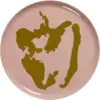Image de Assiette de service rose avec poivron or Feast - Serax