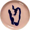 Image de Assiette M rose avec poivron bleu Feast - Serax