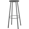 Image de Tabouret de bar en fer noir 80cm - Serax