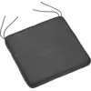 Image de Coussin d'assise de jardin en polyester noir 35 x 35 cm Fontainebleau - Serax