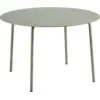 Image de Table à manger ronde en aluminium verte 115 x 74 cm August - Serax