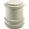 Image de Table d'appoint géométrique en grès laqué grise 34,8x44,5 cm Pawn - Serax