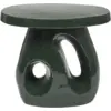 Image de Table d'appoint en grès vert foncé 52x37x45cm Amé - Serax