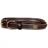Image de Collier pour chien avec surpiqure décorative Dy'on Marron S DC31BBR45