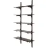Image de Etagère murale en acajou brun foncé finition vernie 100x35x196cm PI - Ethnicraft accessories