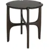 Image de Table d'appoint noire Polished Imperfect en acajou - Ethnicraft Accessories