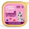 Image de EDGAR & COOPER-Edgard & Cooper Aliments Humides Chaton Canard Poulet Pâtée Sans Céréales - 85 g