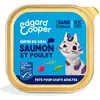 Image de EDGAR & COOPER-Edgard & Cooper Aliments Humides Chat Adulte Saumon Poulet Pâtée Sans Céréales - 85 g