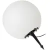 Image de Perel Lampe de terrasse globe - Blanc