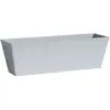Image de Jardinière rectangulaire plastique - Bleu et gris