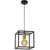 Image de Suspension Lucide Ruben métal E27 40W noir/or Ø22 cm