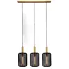 Image de Lucide Suspension triple tissu - Noir