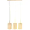Image de Suspension Corina Lucide tissu beige 3xE27 40W 185cm