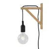 Image de Lucide Applique murale bois - Noir