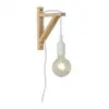 Image de Lucide Applique murale bois - Blanc