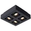 Image de Lucide Spot Xirax 4 lampes - Noir