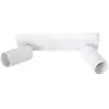 Image de Plafonnier Lucide Clubs blanc alu 2 spots GU10 40W