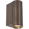 Image de Applique murale moderne marron tube bas 1xMR11 3,8W DUPLA Lucide