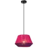 Image de Suspension japandi rose en corde de coton 1xE27 60W JESSICA Lucide